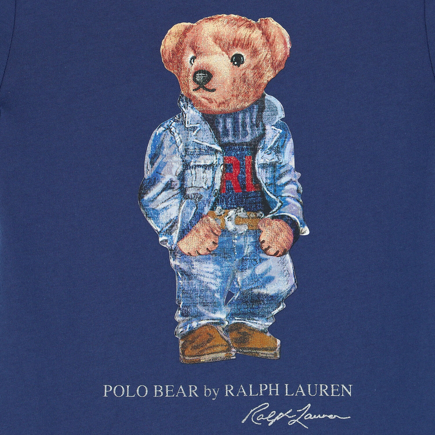 Girls Navy Bear Dress, 1, hi-res image number null