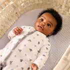 Baby Boys White Polo Bear Babygrow, 1, hi-res