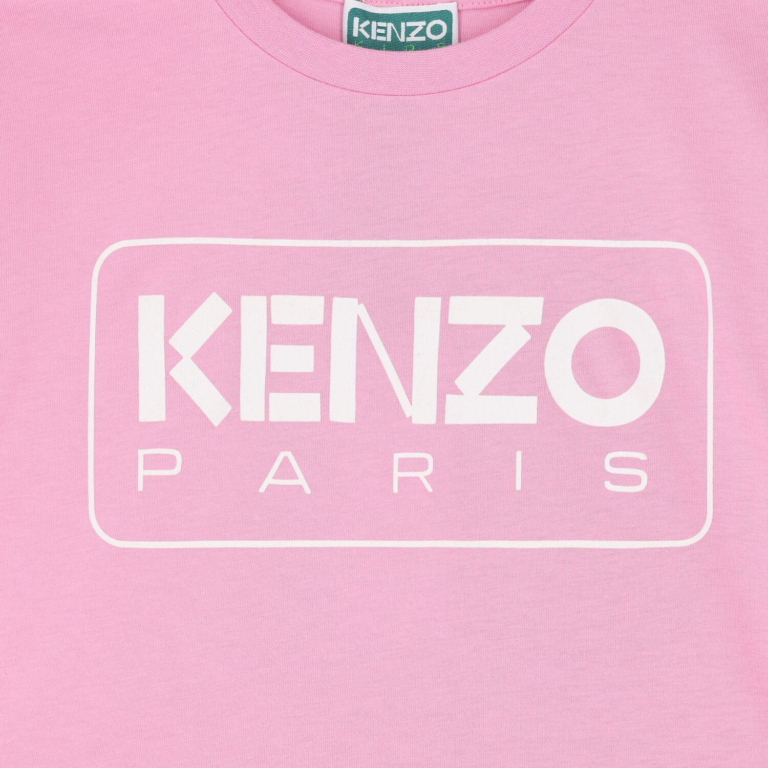 فستان بنات بالشعار باللون الوردي , 1, hi-res