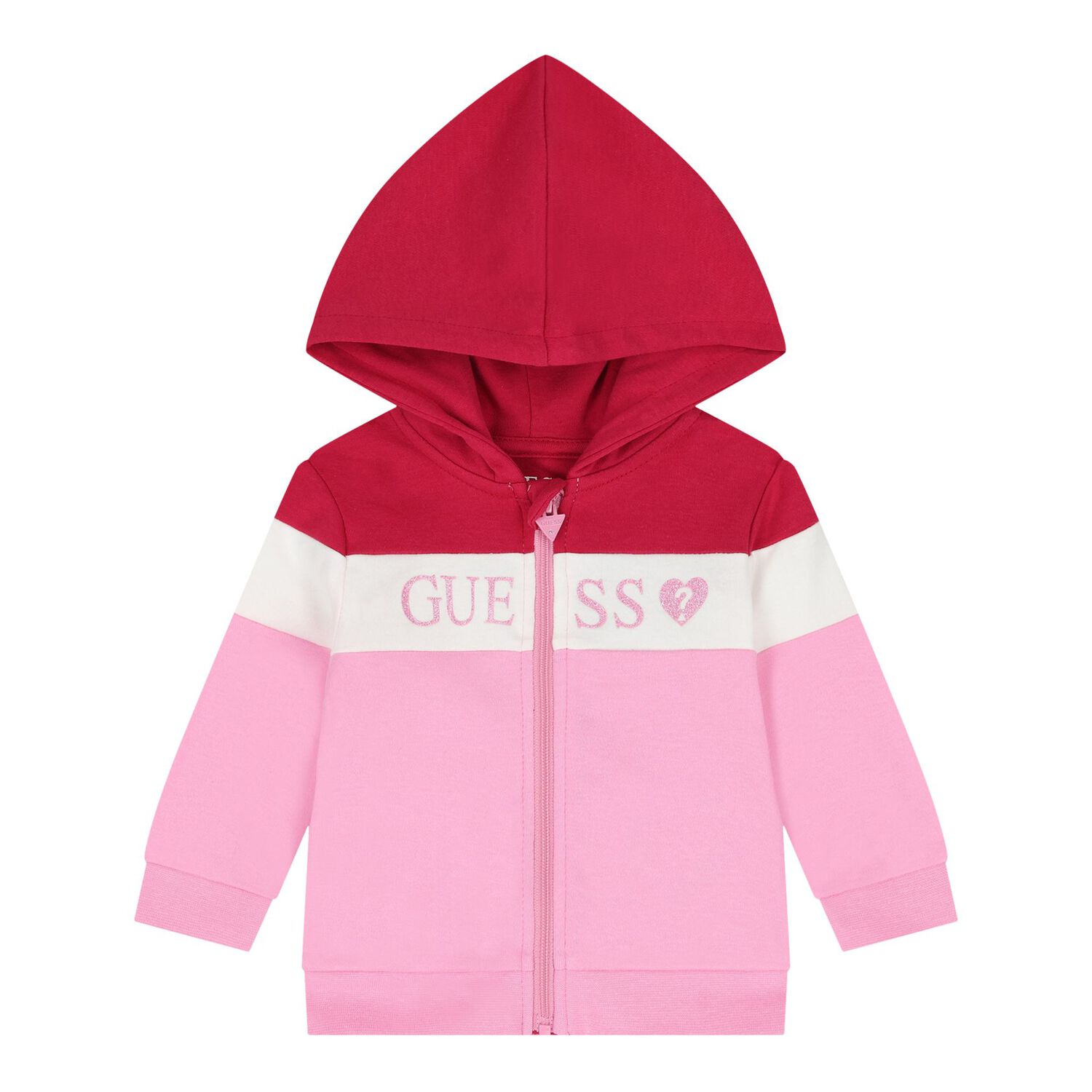 Baby Girls Pink Logo Tracksuit Set, 1, hi-res