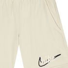 Boys Beige Logo Shorts, 1, hi-res