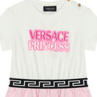 Younger Girls White & Pink Logo Dress Set, 1, hi-res