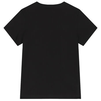 Boys Black Logo T-Shirt