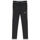 Girls Black Logo Leggings, 1, hi-res