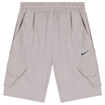 Boys Beige Logo Shorts