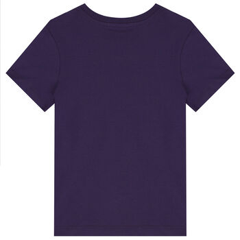 Boys Purple Logo T-Shirt