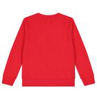 Boys Red Logo Sweatshirt, 1, hi-res