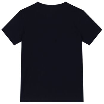 Boys Navy Blue Polo Bear T-Shirt