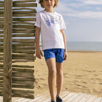 Boys White Logo T-Shirt