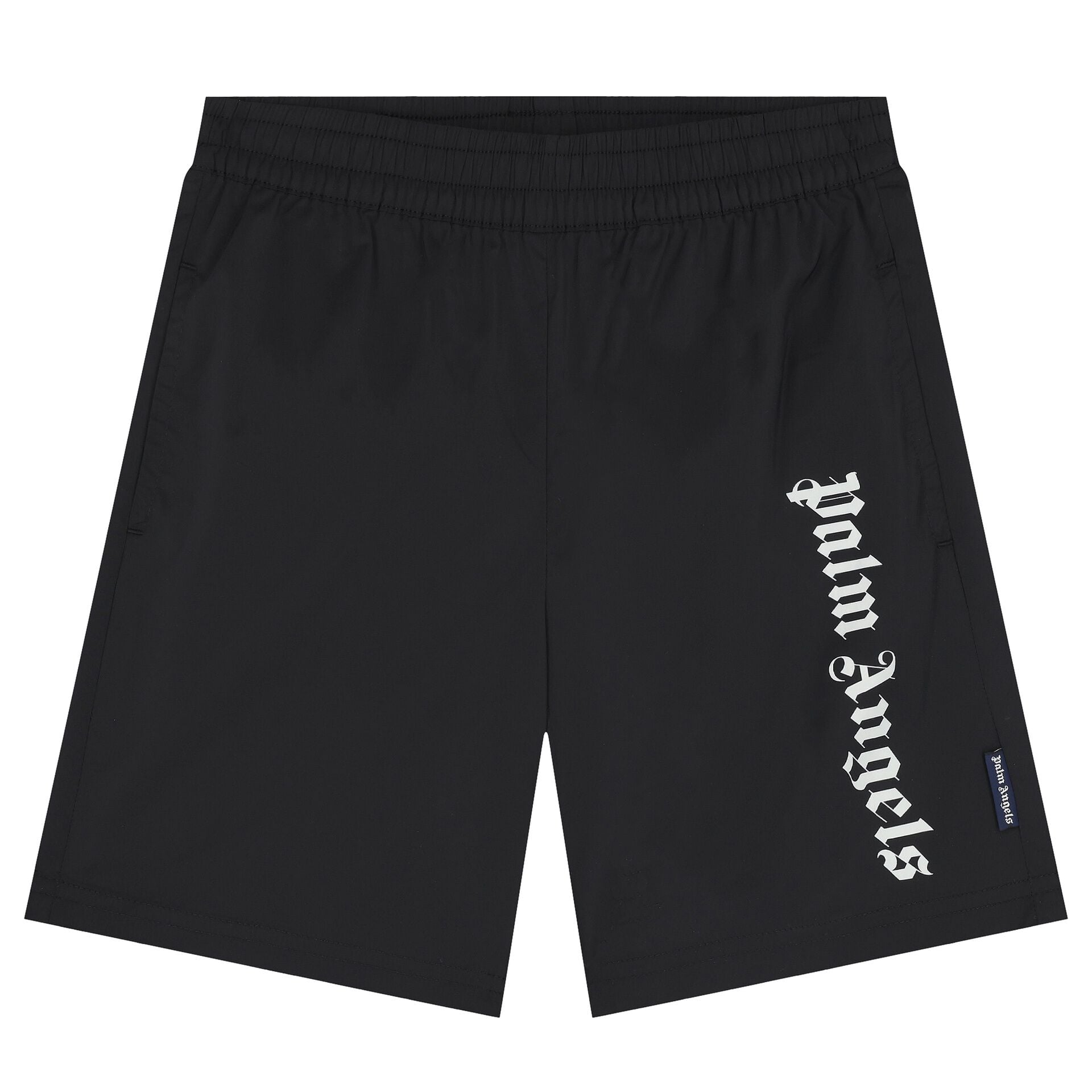 Palm Angels Black Logo Swim Shorts | Junior Couture USA
