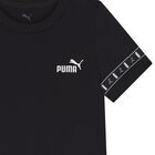 تي شيرت أسود بشعار للأولاد, 1, hi-res