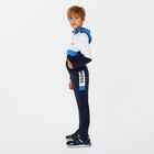 Boys Navy Blue Logo Joggers, 1, hi-res
