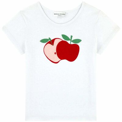 Girls White Earth T-Shirt