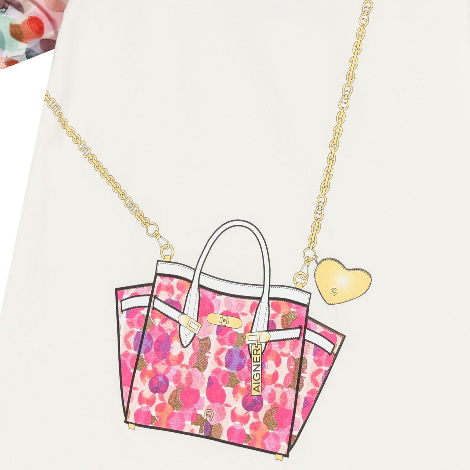 Girls Ivory Crossbody Bag Dress, 1, hi-res