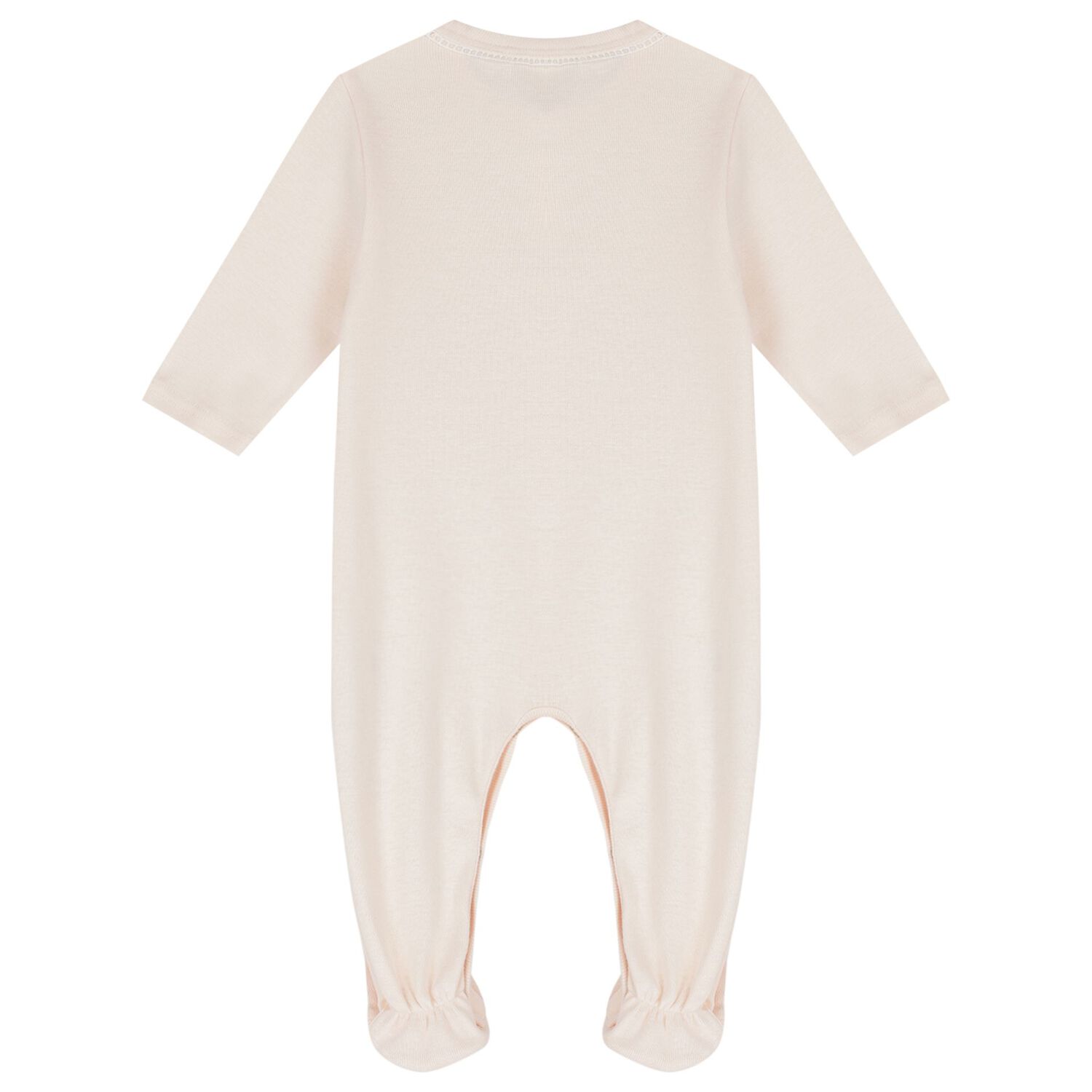 طقم بنات هدايا أفرول بالشعار باللون الوردي, 1, hi-res