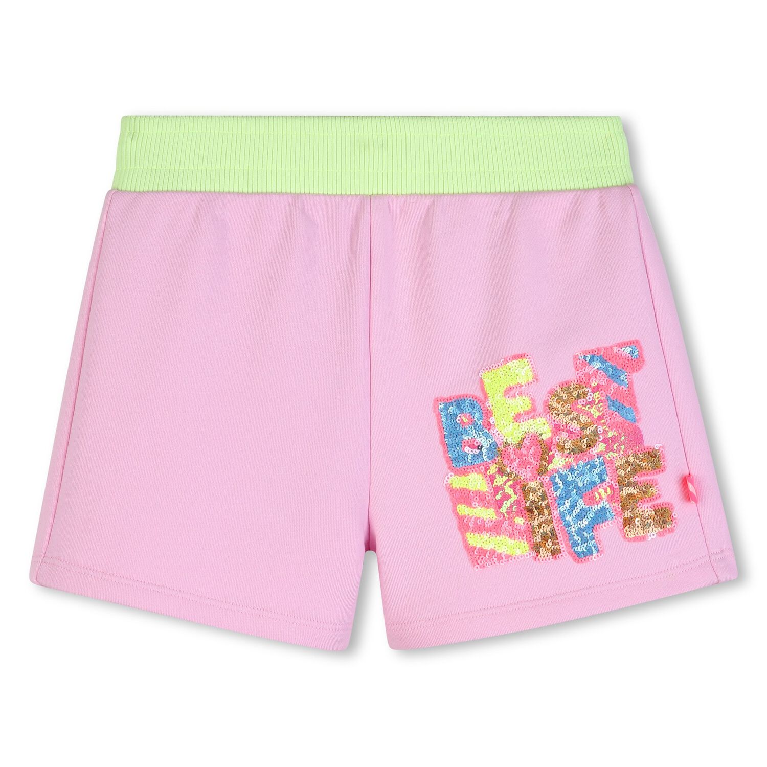 Girls Pink Embellished Shorts, 1, hi-res