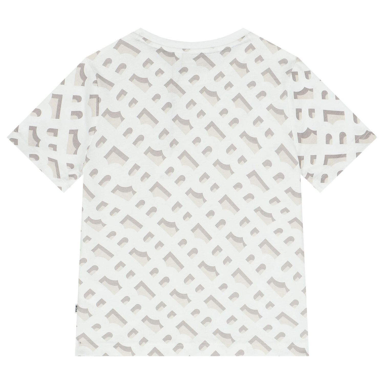Boys White Logo T-Shirt, 2, hi-res