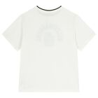 Boys White Logo T-Shirt, 2, hi-res