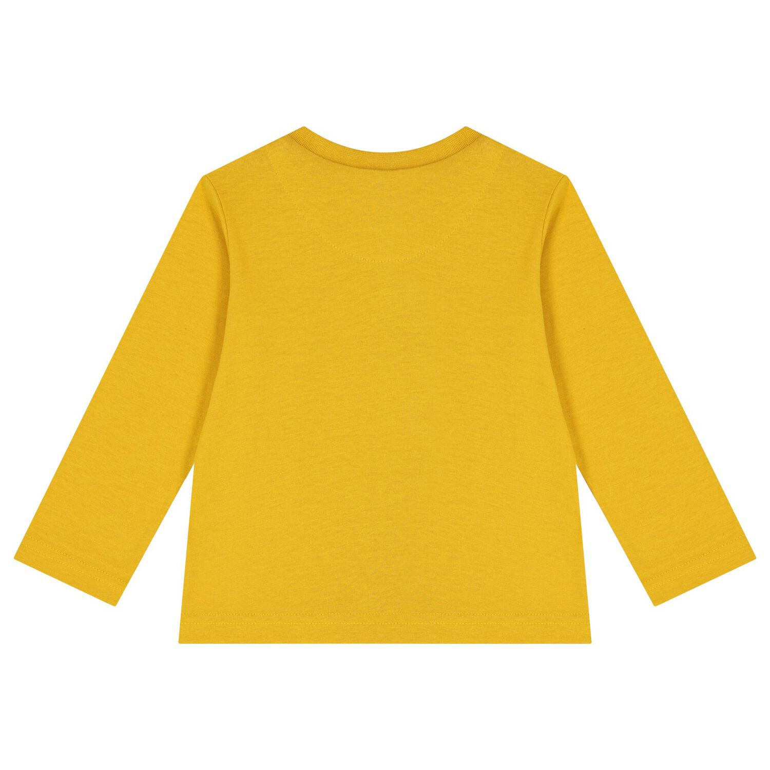Younger Boys Yellow Robot Long Sleeve Top, 1, hi-res image number null