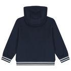 Boys Navy Blue & Grey Tracksuit ( 3 Piece ), 2, hi-res
