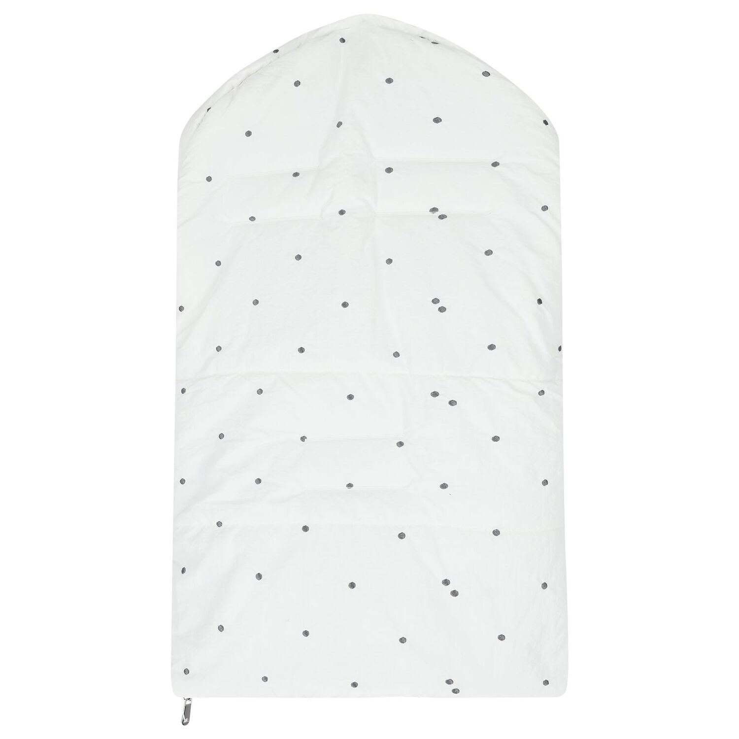 White & Grey Polka Dot Baby Nest, 1, hi-res