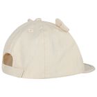 Younger Boys Beige Teddy Bear Cap, 1, hi-res