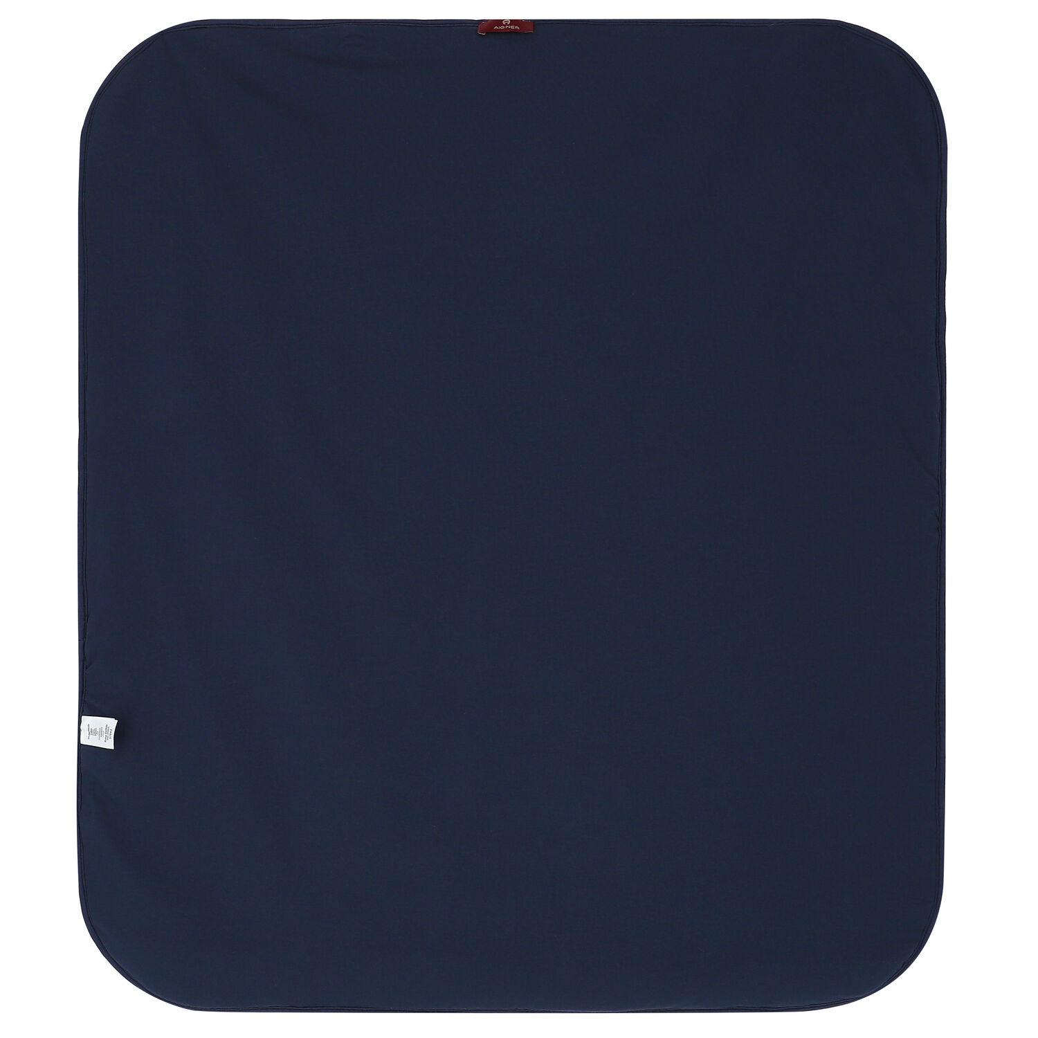 White & Navy Blue Logo Baby Blanket, 2, hi-res