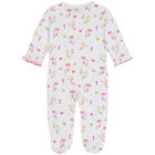 Baby Girls White Mermaids Babygrow, 1, hi-res