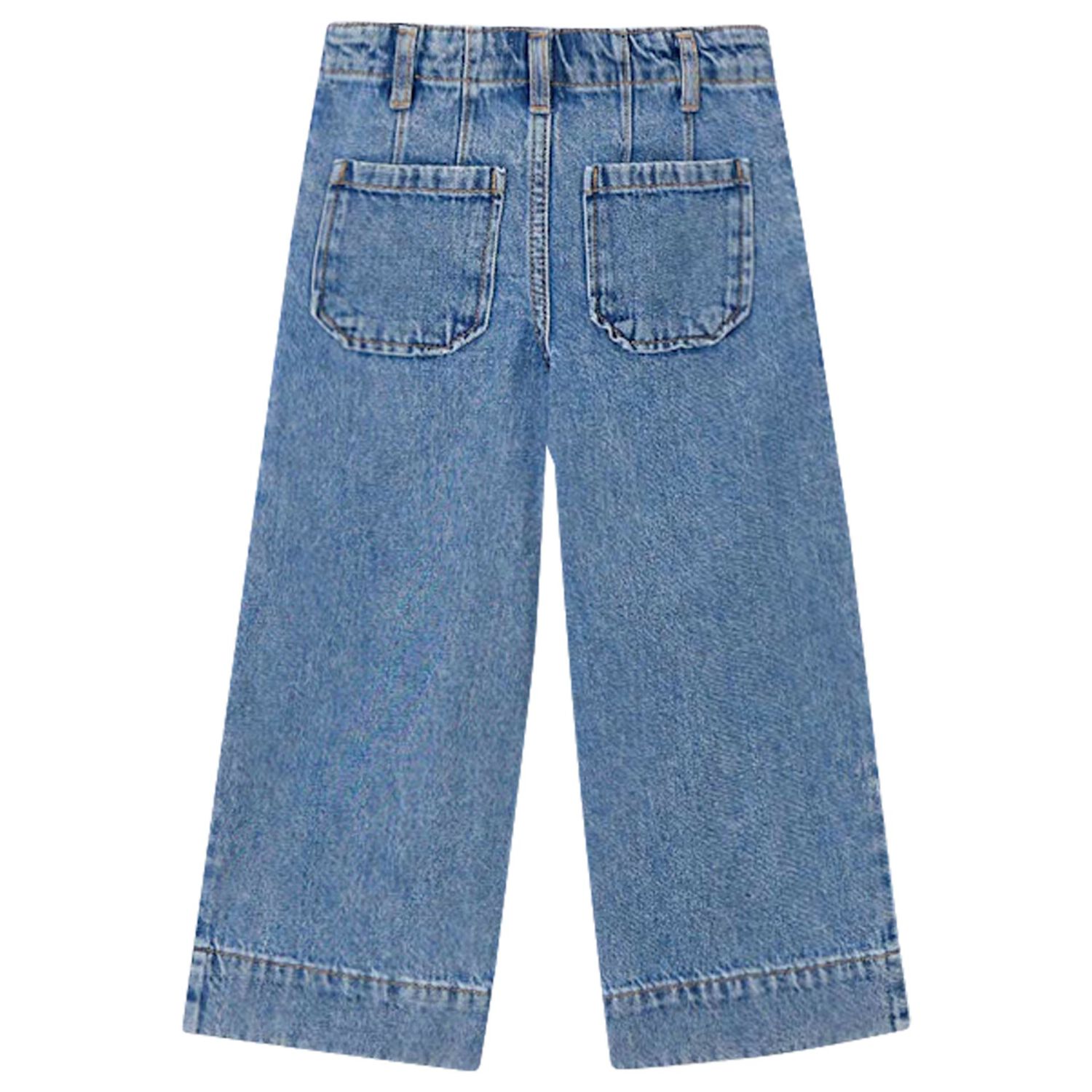 بنطلون جينز للبنات باللون الازرق , 1, hi-res