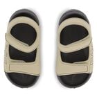 Boys Beige & Black Logo Sandals, 2, hi-res