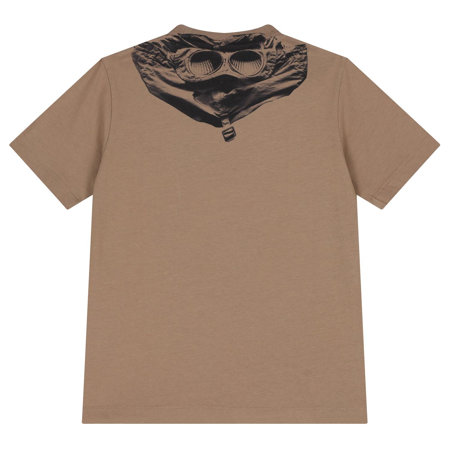 Boys Beige Logo T-Shirt , 2, hi-res