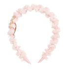 عصابة رأس وردية مكشكشة للبنات, 1, hi-res