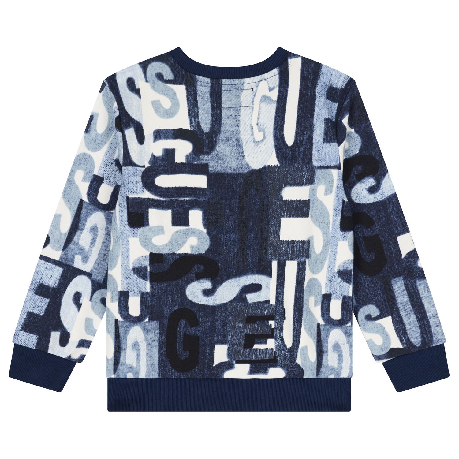 Boys Blue Logo Sweatshirt, 2, hi-res
