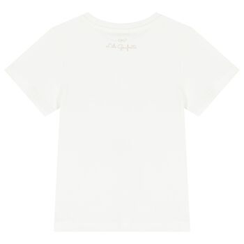 Girls Ivory Logo T-Shirt