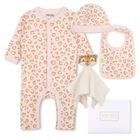 Baby Girls Pink Leopard Babygrow Gift Set, 1, hi-res