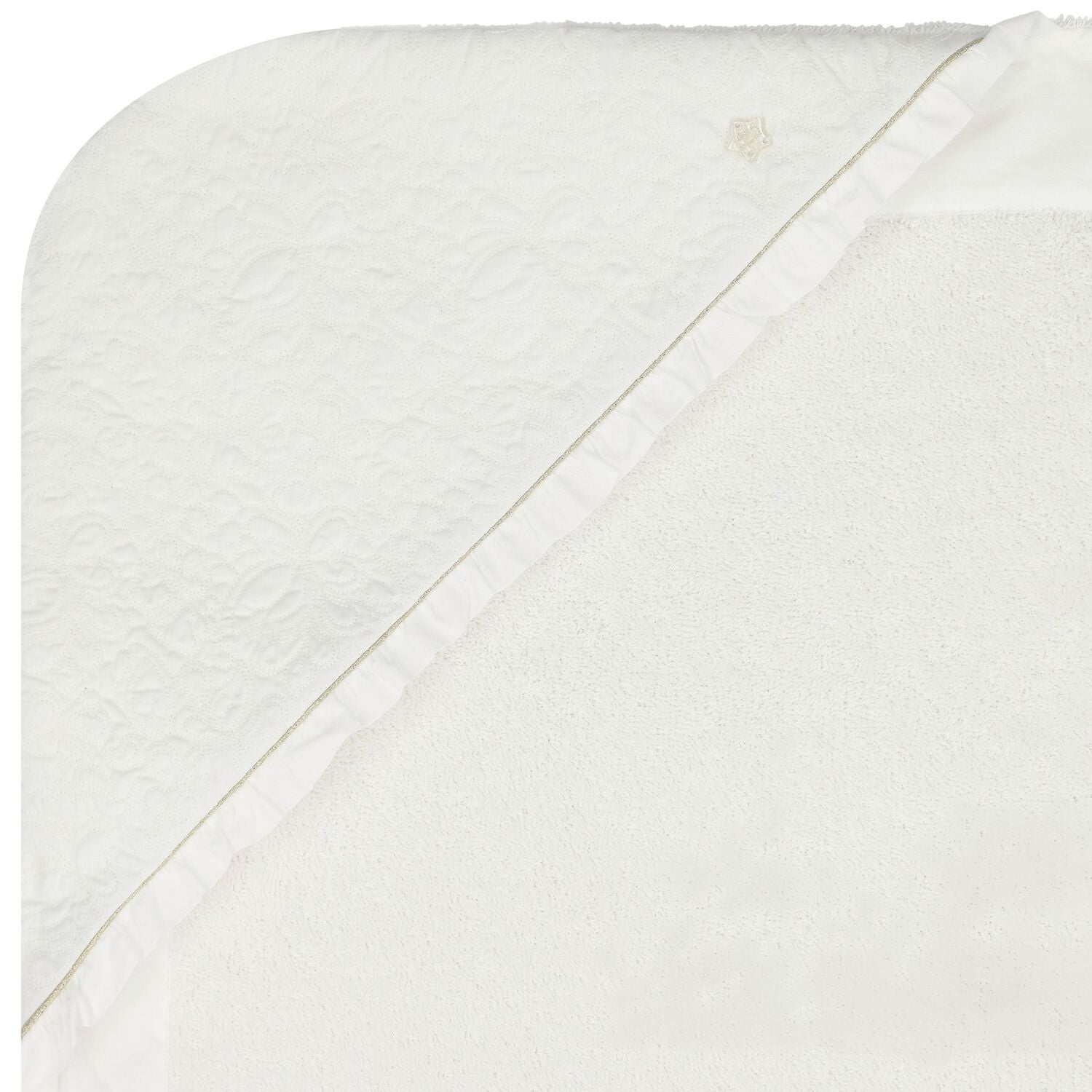 Ivory & Gold D&eacute;licatess  Baby Hooded Towel, 1, hi-res