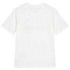 Boys White Logo T-Shirt, 2, hi-res