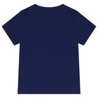 Boys Navy Logo T-Shirt, 3, hi-res