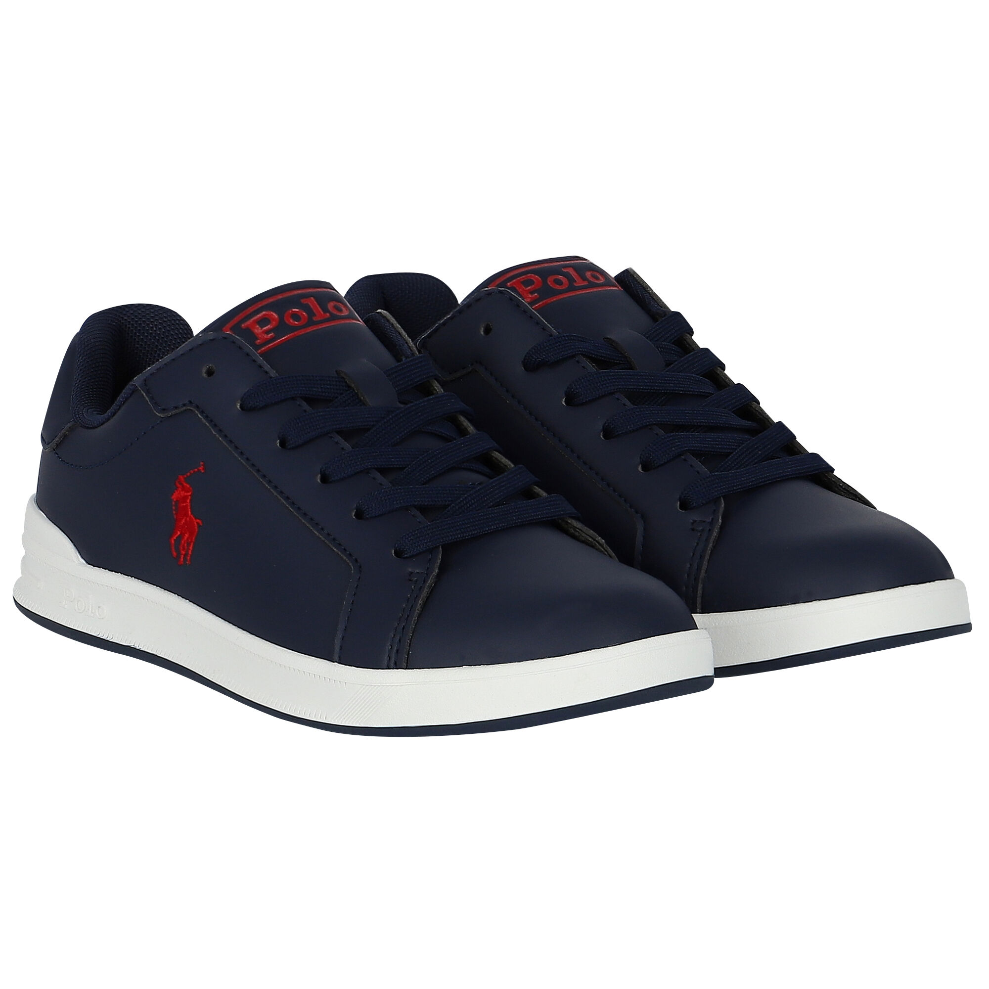 Blue ralph clearance lauren trainers