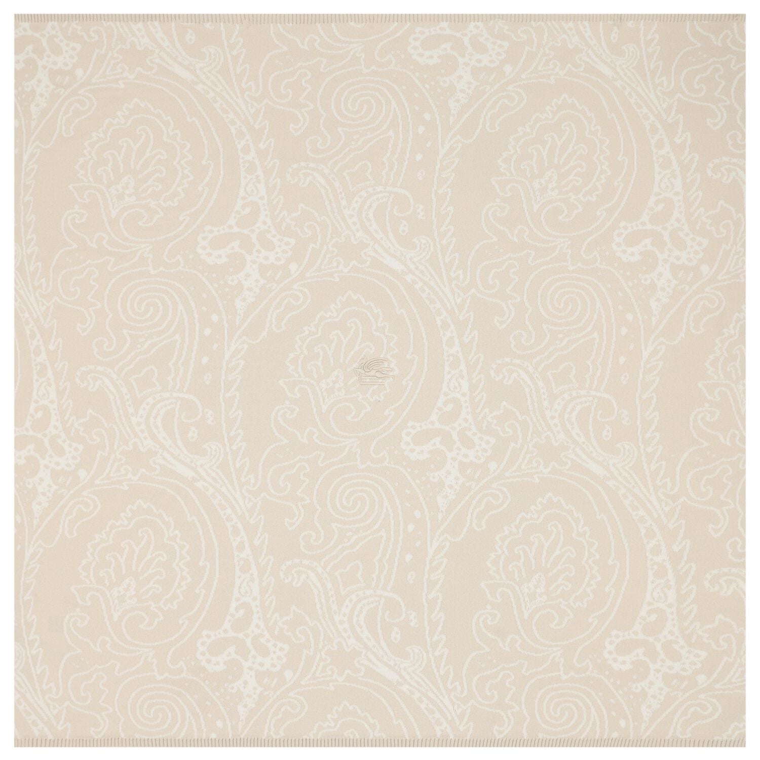 White & Burgundy Pegaso Logo Baby Blanket, 1, hi-res
