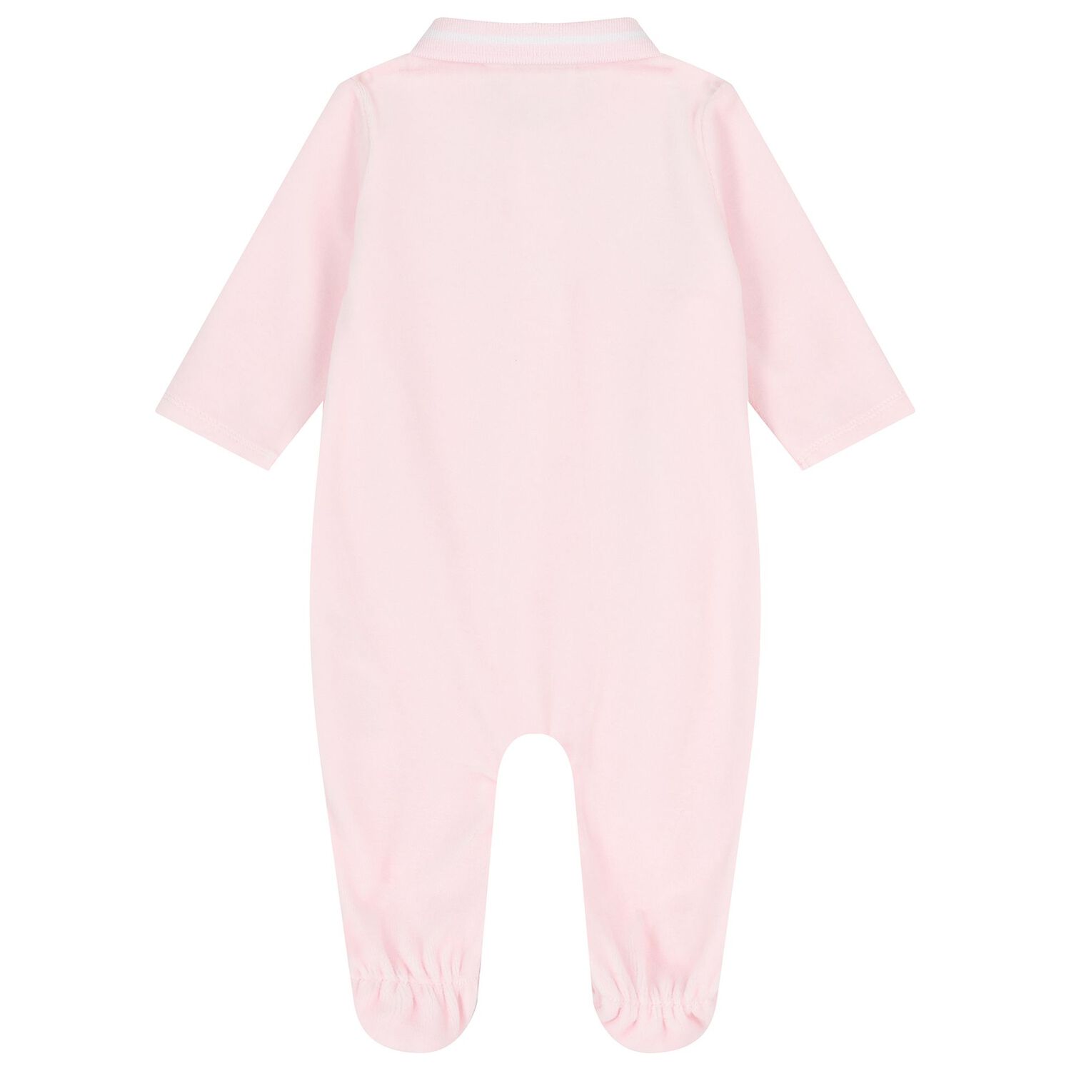 Baby Girls Pink & White Babygrow, 1, hi-res image number null