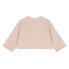Younger Girls Pink Tweed Knit Skirt Set, 1, hi-res