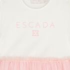 فستان بنات بالشعار من التول باللون الوردى والابيض , 1, hi-res