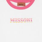 Girls White Logo T-Shirt, 1, hi-res