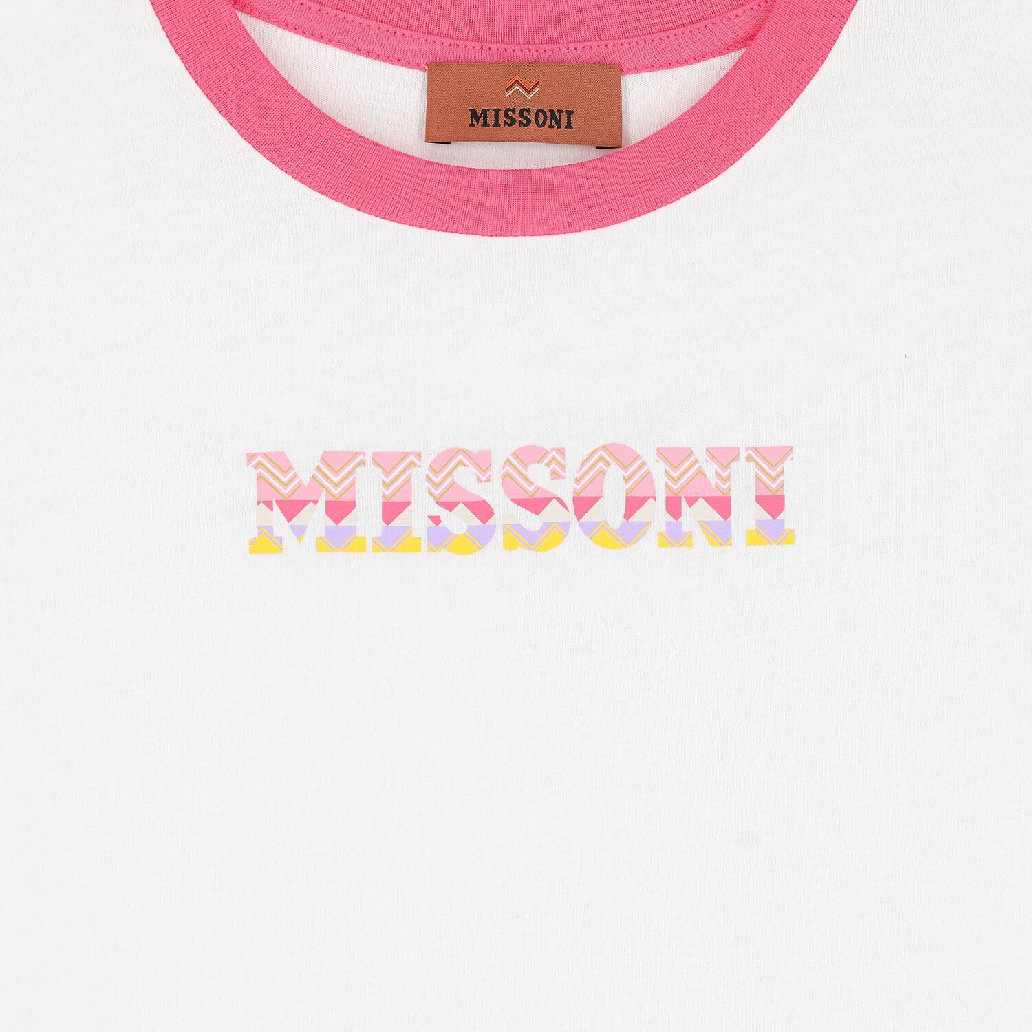 Girls White Logo T-Shirt, 1, hi-res