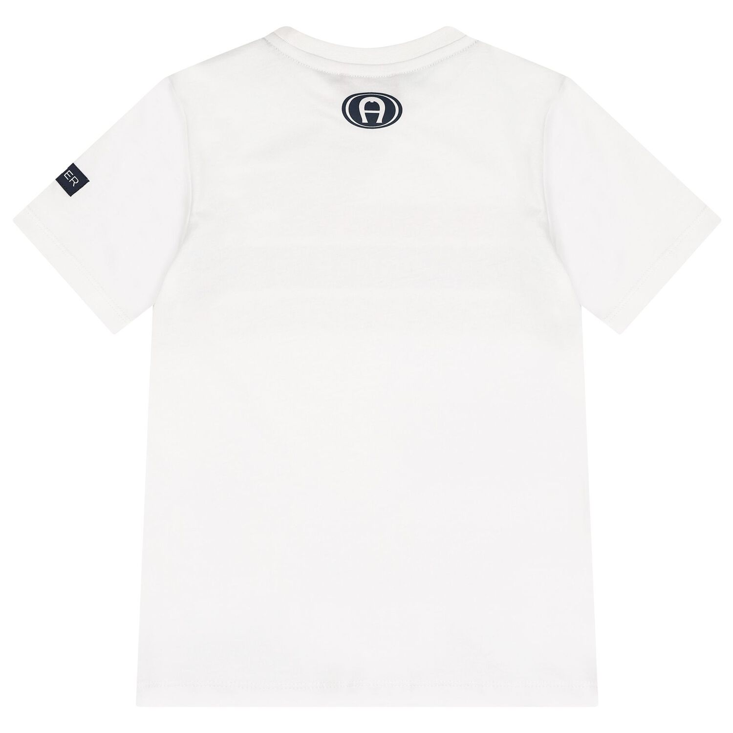 Boys White Logo T-Shirt, 1, hi-res