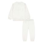 Younger White Teddy Bear Logo Tracksuit, 1, hi-res
