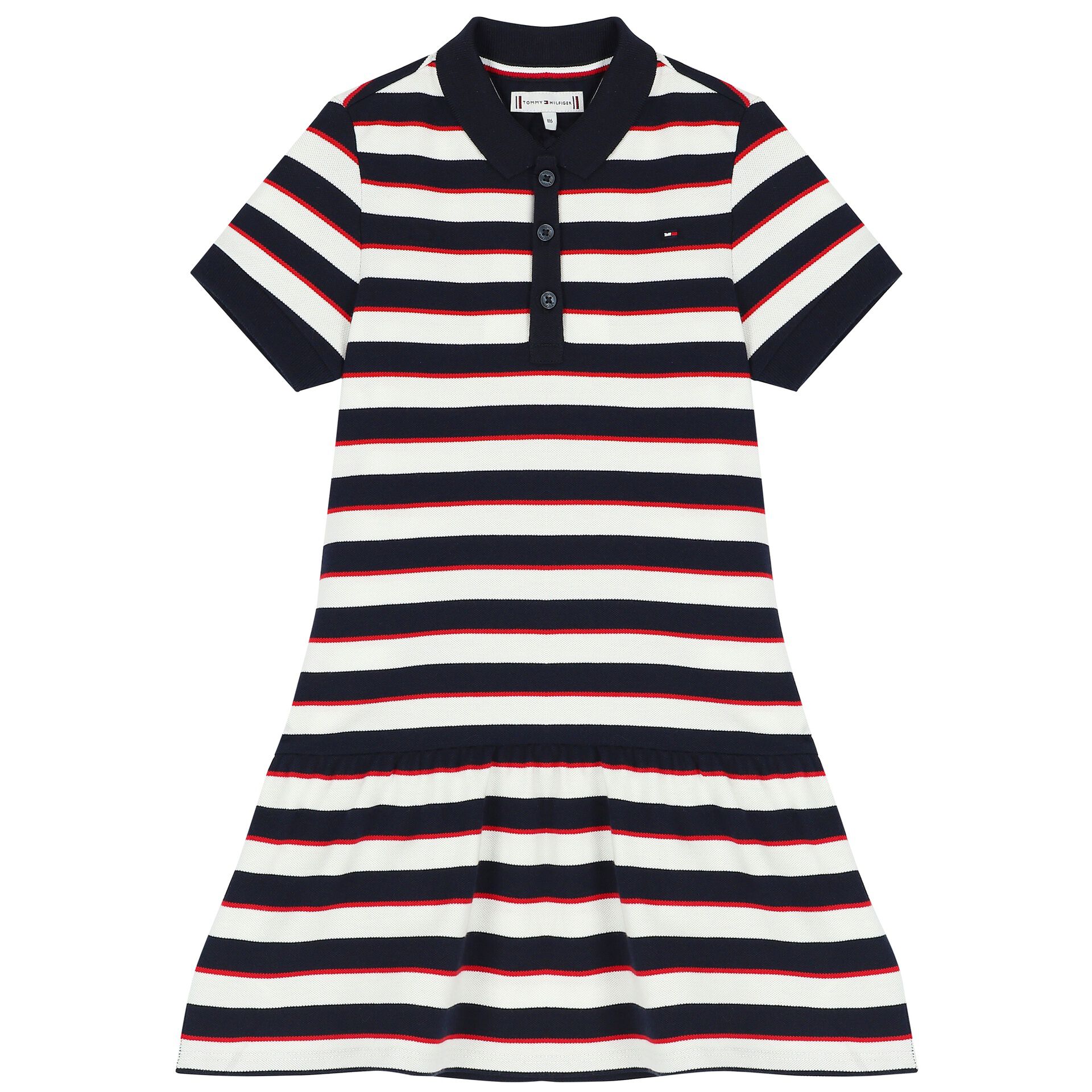 Tommy hilfiger striped polo 2025 dress