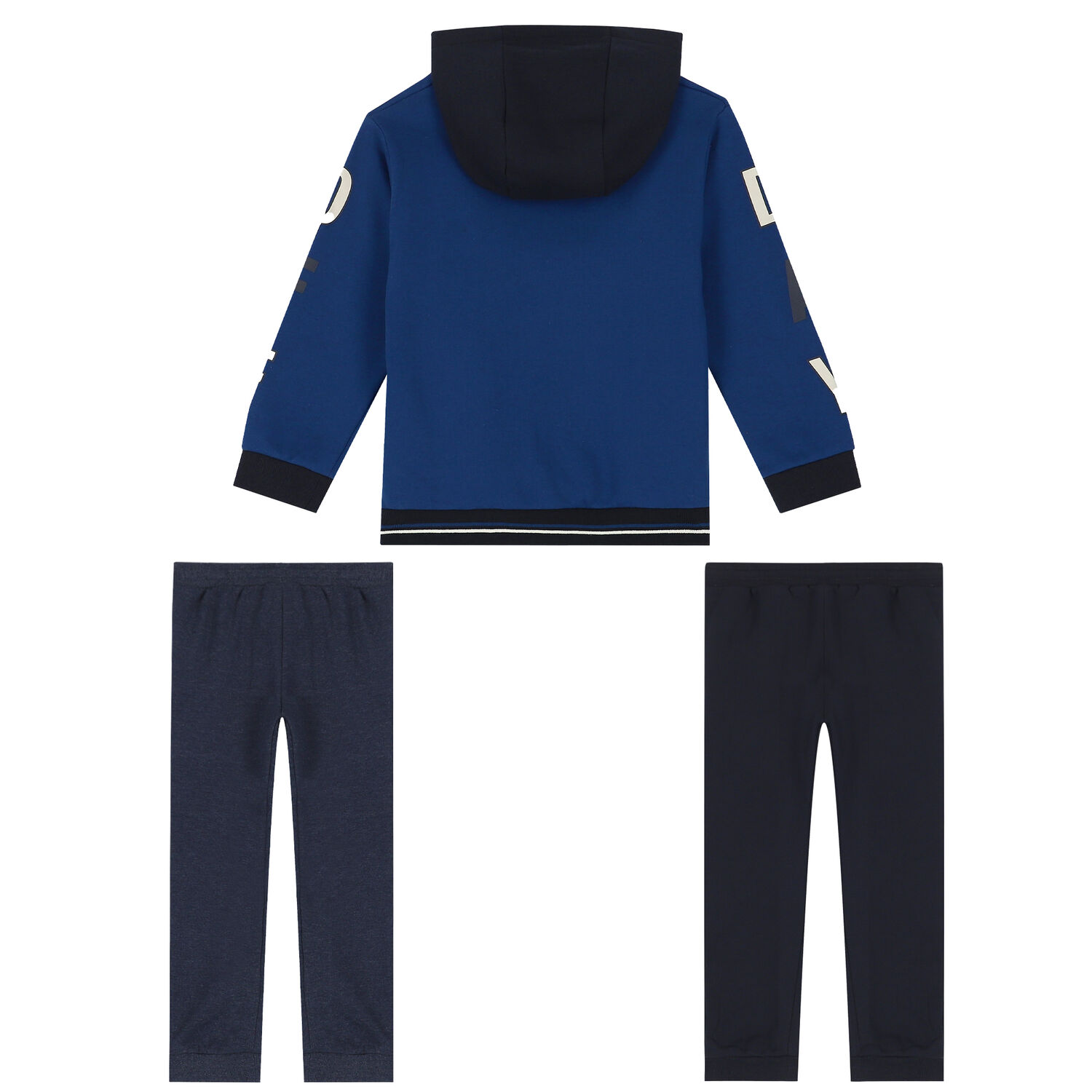 Boys Blue & Navy 3-Piece Tracksuit, 1, hi-res