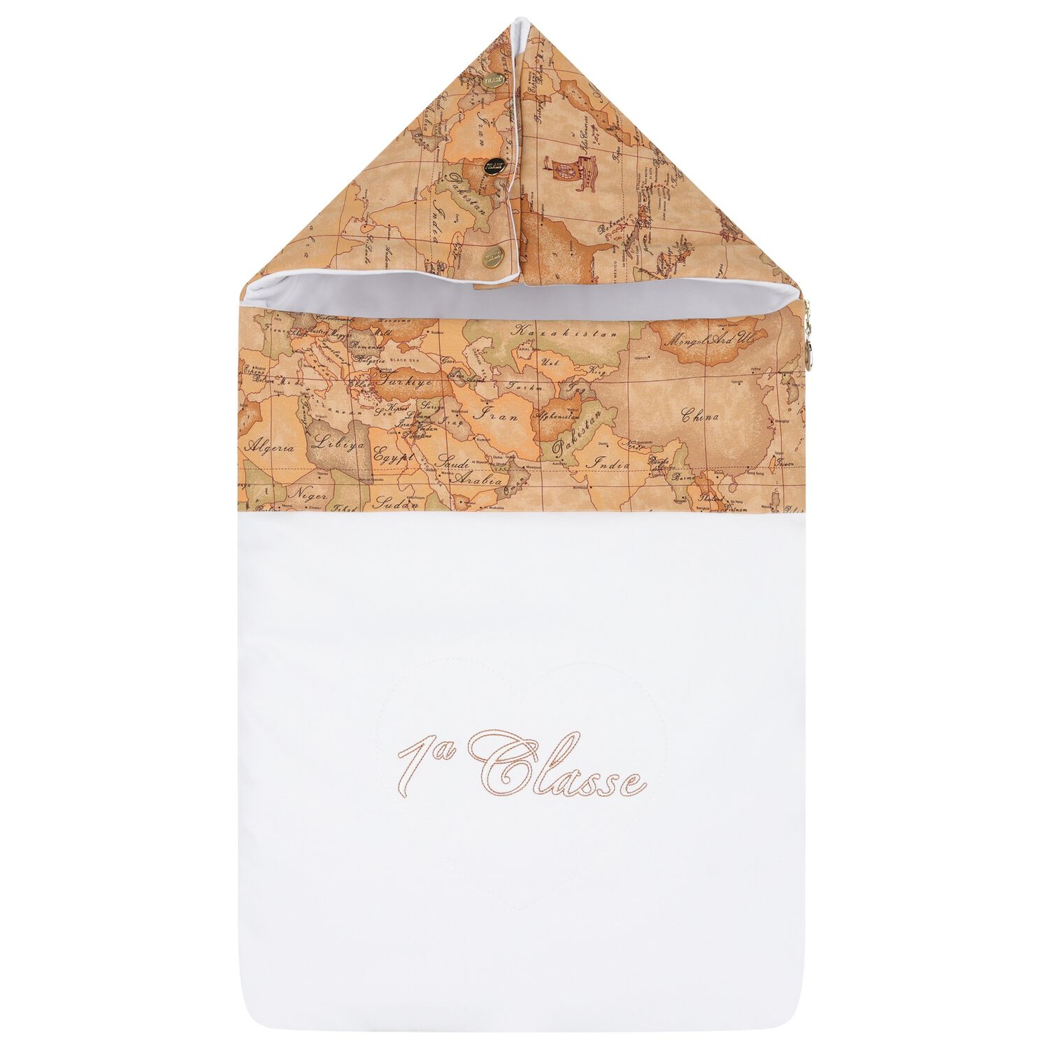 مدس بنات بطبعة خريطة باللون البيج و الأبيض, 1, hi-res